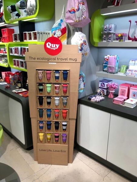 UNI POP / PDQ Displays inside stores for travel mugs